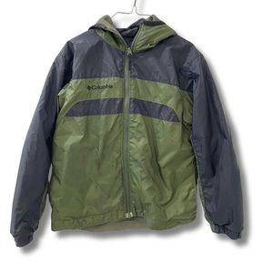 Columbia youth reversible weatherproof jacket